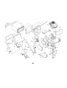 Grassbag / Motor / Handle / Housing parts for Craftsman Gas Walk-Behind Mower 917371420 from AppliancePartsPros.com