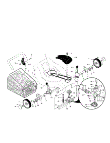 Wheels / Tires / Bag / Gear Case parts for Craftsman Gas Walk-Behind Mower 917371510 from AppliancePartsPros.com