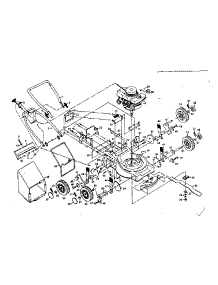 Main Frame parts for Craftsman Gas Walk-Behind Mower 917372100 from AppliancePartsPros.com