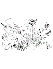 Main Frame parts for Craftsman Gas Walk-Behind Mower 917372101 from AppliancePartsPros.com