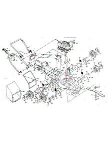 Main Frame parts for Craftsman Gas Walk-Behind Mower 917372110 from AppliancePartsPros.com