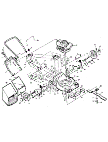 Main Frame parts for Craftsman Gas Walk-Behind Mower 917372120 from AppliancePartsPros.com