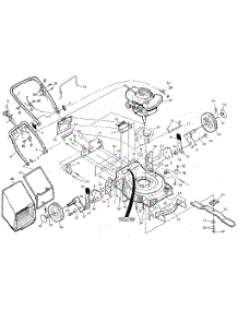 Main Frame parts for Craftsman Gas Walk-Behind Mower 917372130 from AppliancePartsPros.com