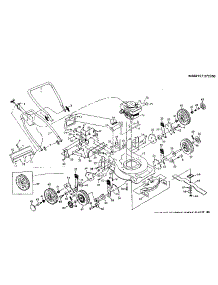 Main Frame parts for Craftsman Gas Walk-Behind Mower 917372200 from AppliancePartsPros.com