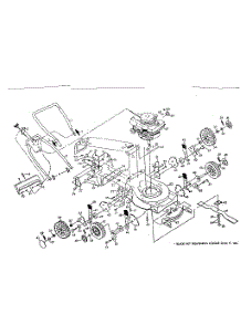 Main Frame parts for Craftsman Gas Walk-Behind Mower 917372201 from AppliancePartsPros.com