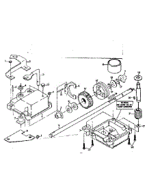Gear Case Assembly Part Number 86617 parts for Craftsman Gas Walk-Behind Mower 917372220 from AppliancePartsPros.com