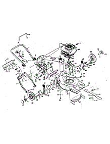Main Frame parts for Craftsman Gas Walk-Behind Mower 917372221 from AppliancePartsPros.com