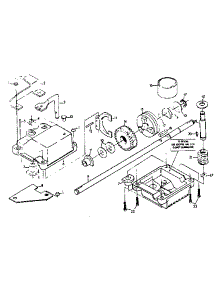 Gear Case Assembly Part Number 86617 parts for Craftsman Gas Walk-Behind Mower 917372250 from AppliancePartsPros.com