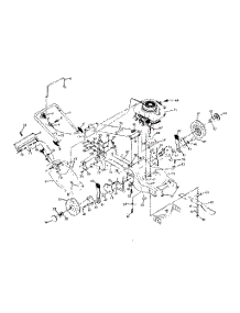Main Frame parts for Craftsman Gas Walk-Behind Mower 917372251 from AppliancePartsPros.com