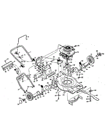 Main Frame parts for Craftsman Gas Walk-Behind Mower 917372252 from AppliancePartsPros.com