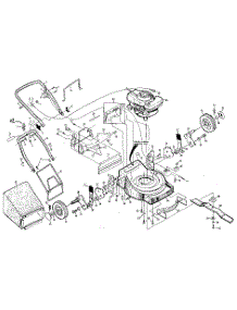 Main Frame parts for Craftsman Gas Walk-Behind Mower 917372282 from AppliancePartsPros.com