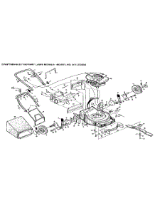 Main Frame parts for Craftsman Gas Walk-Behind Mower 917372283 from AppliancePartsPros.com