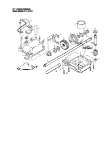Gear Case Assembly parts for Craftsman Gas Walk-Behind Mower 917372291 from AppliancePartsPros.com