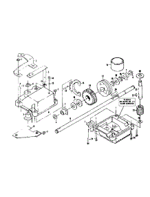 Gear Case Assembly Part No. 85314 parts for Craftsman Gas Walk-Behind Mower 917372300 from AppliancePartsPros.com