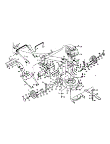 Main Frame parts for Craftsman Gas Walk-Behind Mower 917372301 from AppliancePartsPros.com
