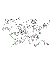 Main Frame parts for Craftsman Walk-Behind Lawn Mower 917372310 from AppliancePartsPros.com