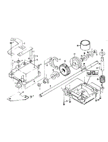 Gear Case Assembly Part No. 85314 parts for Craftsman Walk-Behind Lawn Mower 917372310 from AppliancePartsPros.com