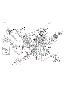 Main Frame parts for Craftsman Gas Walk-Behind Mower 917372330 from AppliancePartsPros.com