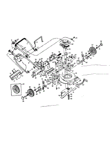 Main Frame parts for Craftsman Gas Walk-Behind Mower 917372350 from AppliancePartsPros.com