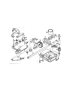 Gear Case Assembly Part No. 85314 parts for Craftsman Gas Walk-Behind Mower 917372350 from AppliancePartsPros.com
