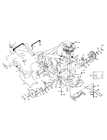 Main Frame parts for Craftsman Gas Walk-Behind Mower 917372352 from AppliancePartsPros.com