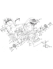 Main Frame parts for Craftsman Walk-Behind Lawn Mower 917372380 from AppliancePartsPros.com