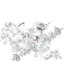 Main Frame parts for Craftsman Walk-Behind Lawn Mower 917372390 from AppliancePartsPros.com