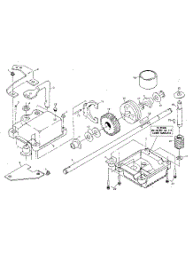 Gear Case Assembly Part Number 88448 parts for Craftsman Walk-Behind Lawn Mower 917372390 from AppliancePartsPros.com