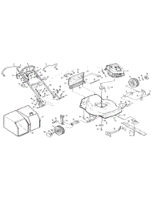 Main Frame parts for Craftsman Walk-Behind Lawn Mower 917372440 from AppliancePartsPros.com
