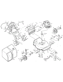 Main Frame parts for Craftsman Walk-Behind Lawn Mower 917372441 from AppliancePartsPros.com