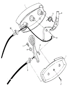 Rear Disc Drive Control parts for Craftsman Walk-Behind Lawn Mower 917372441 from AppliancePartsPros.com
