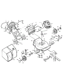 Main Frame parts for Craftsman Gas Walk-Behind Mower 917372442 from AppliancePartsPros.com