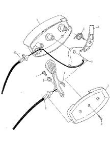 Drive / Speed Control Cable parts for Craftsman Gas Walk-Behind Mower 917372450 from AppliancePartsPros.com