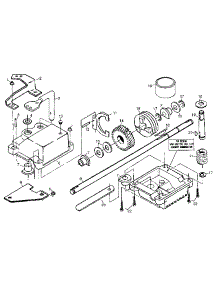 Gear Case Assembly Part No. 751001 parts for Craftsman Gas Walk-Behind Mower 917372470 from AppliancePartsPros.com