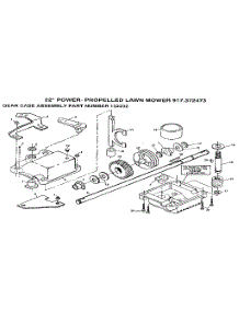 Gearcase-132232 parts for Craftsman Gas Walk-Behind Mower 917372473 from AppliancePartsPros.com
