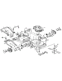 Main Frame parts for Craftsman Gas Walk-Behind Mower 917372480 from AppliancePartsPros.com