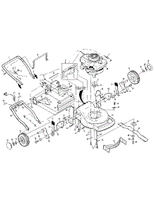 Main Frame parts for Craftsman Gas Walk-Behind Mower 917372490 from AppliancePartsPros.com
