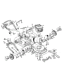 Main Frame parts for Craftsman Walk-Behind Lawn Mower 917372570 from AppliancePartsPros.com
