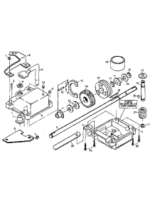 Gear Case Assembly Part No. 751001 parts for Craftsman Walk-Behind Lawn Mower 917372590 from AppliancePartsPros.com