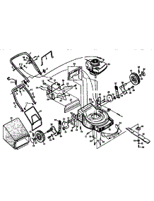 Main Frame parts for Craftsman Gas Walk-Behind Mower 917372780 from AppliancePartsPros.com