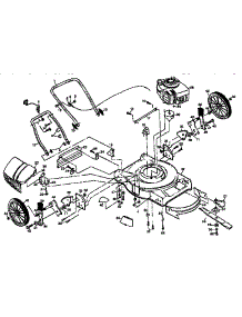 Main Frame parts for Craftsman Gas Walk-Behind Mower 917372810 from AppliancePartsPros.com