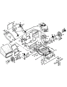 Main Frame parts for Craftsman Gas Walk-Behind Mower 917372820 from AppliancePartsPros.com