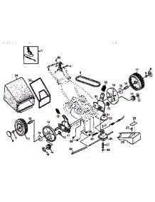 Grassbag parts for Craftsman Gas Walk-Behind Mower 917372831 from AppliancePartsPros.com