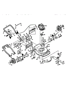 Main Frame parts for Craftsman Gas Walk-Behind Mower 917372832 from AppliancePartsPros.com