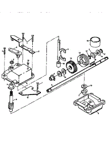 Gear Case Assembly parts for Craftsman Gas Walk-Behind Mower 917372832 from AppliancePartsPros.com