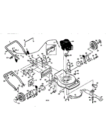 Main Frame parts for Craftsman Gas Walk-Behind Mower 917372833 from AppliancePartsPros.com
