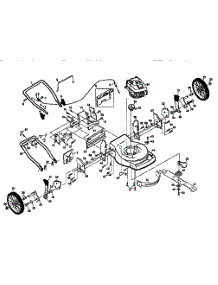 Main Frame parts for Craftsman Gas Walk-Behind Mower 917372841 from AppliancePartsPros.com
