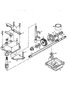 Gear Case Assembly, 702511 parts for Craftsman Gas Walk-Behind Mower 917372841 from AppliancePartsPros.com