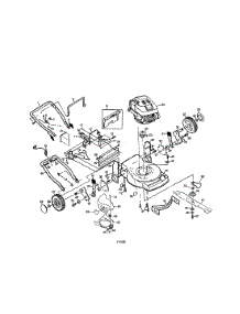 Engine / Housing / Handle parts for Craftsman Gas Walk-Behind Mower 917372851 from AppliancePartsPros.com