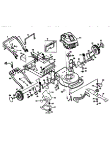 Main Frame parts for Craftsman Gas Walk-Behind Mower 917372852 from AppliancePartsPros.com
